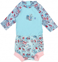 Schwimmanzug für Babys Splash About Happy Nappy Sunsuit Hidden Treasure