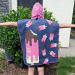 Poncho BornToSwim Ice Cream Poncho Junior Blue/Pink