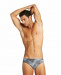 Badehose Herren Arena Striped Geo Brief Black/Multi