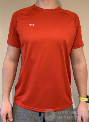 Herren T-Shirt Tyr Tech T-Shirt Red