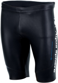 Neoprenshorts Aqua Sphere Aquaskin Short V2 Unisex Black