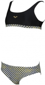 Badeanzug Mädchen Arena Meryl Top Two Pieces Junior Black/Multi