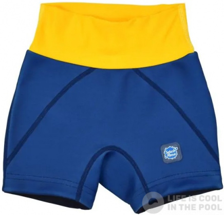 Inkontinenz Badeanzug für Kinder Splash About Jammers Navy/Yellow