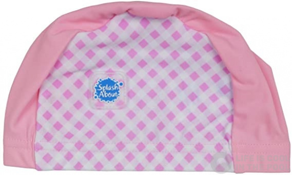 Schwimmkappe Kinder Splash About Swim Hat Pink Cube