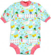 Schwimmanzug für Babys Splash About Happy Nappy Wetsuit Little Ducks Schwimmanzug für Babys Splash About Happy Nappy Wetsuit Little Ducks