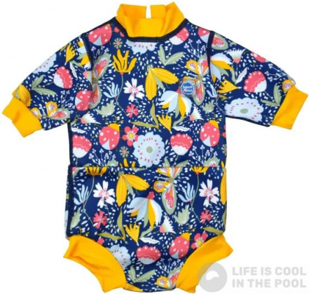 Schwimmanzug für Babys Splash About Happy Nappy Wetsuit Garden Delight