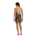 Badeanzug Mädchen Speedo Fastskin Endurance+ Openback Kneeskin Girl Black/Atomic Lime/Salso