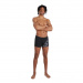 Badehose Herren Speedo Hyper Boom Placement V-Cut Aquashort Black/Oxid Grey