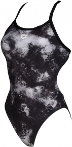 Damen-Badeanzug Arena Women Swimsuit Challenge Back Allover Black/Multi Damen-Badeanzug Arena Women Swimsuit Challenge Back Allover Black/Multi