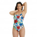 Damen-Badeanzug Arena Women Swimsuit U Back Allover Martinica/Multi