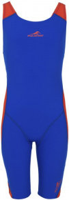 Wettkampf-Badeanzug Mädchen Aquafeel N2K Openback I-NOV Racing Girls Blue/Orange