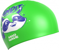 Schwimmkappe Kinder Mad Wave Bandit Swim Cap Junior
