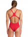 Damen Trainings Badeanzug Arena Solid Swim Pro red