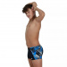 Badehose Jungen Speedo Digital Panel Aquashort Boy Black/Pool/Chroma Blue/White