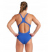 Damen-Badeanzug Arena Solid Swim Pro blue