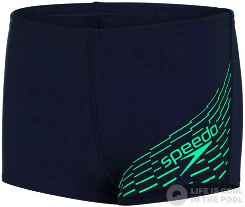 Speedo Medley Logo Aquashort Boy Navy/Fake Green