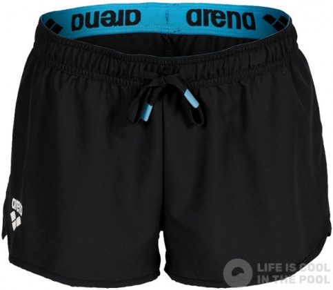 Damen-Badeanzug Arena Women Team Short Solid Black