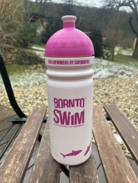 Trinkflasche BornToSwim Shark Water Bottle