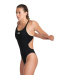 Damen-Badeanzug Arena Swim Tech Solid Black/White