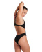 Damen-Badeanzug Arena Swim Tech Solid Black/White