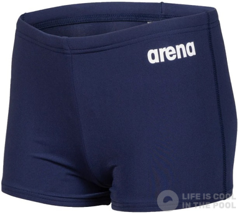 Badehose Jungen Arena Solid Short Junior Navy/White