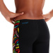 Badehose Jungen Speedo Digital Panel Jammer Boy Black/Volcanic Orange/Green/Yellow