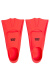 Schwimmflossen Mad Wave Flippers Training Fins Red