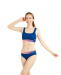 Speedo Textured Deep U-Back 2 Piece Ammonite/Coral/Miami Lilac