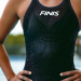 Wettkampf-Schwimmanzug Damen Finis HydroX Closedback Black