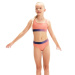 Badeanzug Mädchen Speedo Contrast Band 2 Piece Girl Soft Coral/Miami Lilac