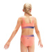 Badeanzug Mädchen Speedo Contrast Band 2 Piece Girl Soft Coral/Miami Lilac