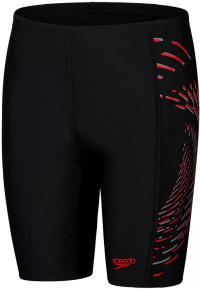 Speedo Plastisol Placement Jammer Boy Black/Fed Red/Dapple Grey Speedo Plastisol Placement Jammer Boy Black/Fed Red/Dapple Grey