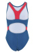 Badeanzug Mädchen Aquafeel Racerback Girls Blue/Red