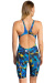 Wettkampf-Schwimmanzug Damen Mad Wave Revolution X8 Open Back Blue