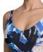 Damen-Badeanzug Arena Bodylift Pamela Swimsuit Lightcross C-Cup Black/Multi