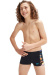 Badehose Jungen Speedo Digital Panel Aquashort Boy Black/Hypersonic Blue/Orange/Lumo Green