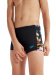 Badehose Jungen Speedo Digital Panel Aquashort Boy Black/Hypersonic Blue/Orange/Lumo Green