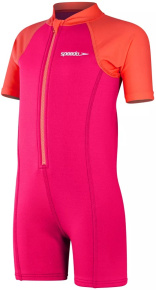 Neoprenanzug Kinder Speedo LTS Neoprene Suit Infant Girls Cherry Pink/Coral Neoprenanzug Kinder Speedo LTS Neoprene Suit Infant Girls Cherry Pink/Coral