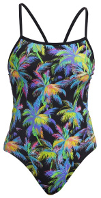 Damen-Badeanzug Funkita Paradise Please Single Strap One Piece