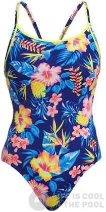 Funkita In Bloom Diamond Back One Piece