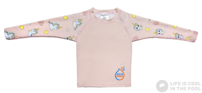 Kinder UV-Badeshirt Aquakiddo UV Protection Shirt Unicorns