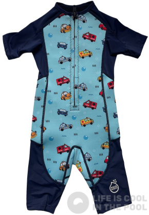 Neoprenanzug Kinder Aquakiddo Neoprene Wetsuit Cars