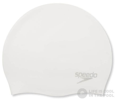 Schwimmkappe Speedo Plain Moulded Silicone Cap