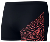 Speedo Medley Logo Aquashort Black/Coral Pink Speedo Medley Logo Aquashort Black/Coral Pink