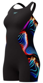 Speedo Digital Printed Legsuit Multi/Black