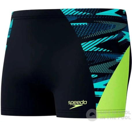 Speedo Eco Endurance+ Max Splice Aquashort Black/Hyper Yellow