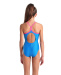 Arena Feel Solid Light Drop Back Girls Blue China/Freak Rose