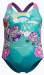 Speedo LTS Printed Crossback Girls Violet/Neon