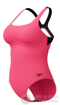 Speedo Flex Band Swim Bra 1 Piece Dark Pink