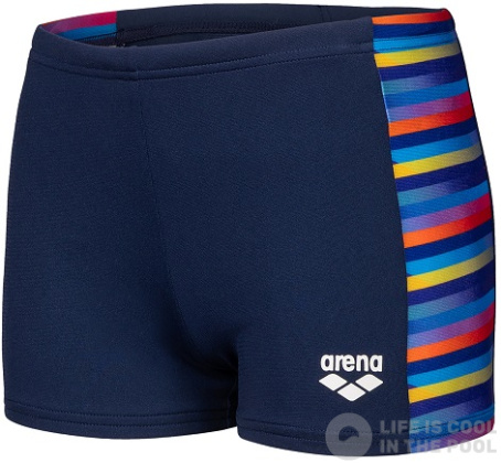 Arena Performance Racing Stripe Short Boys Navy